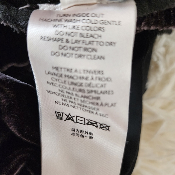 Free People Marie Velvet Open Back Cropped Top - Picture 10 of 11